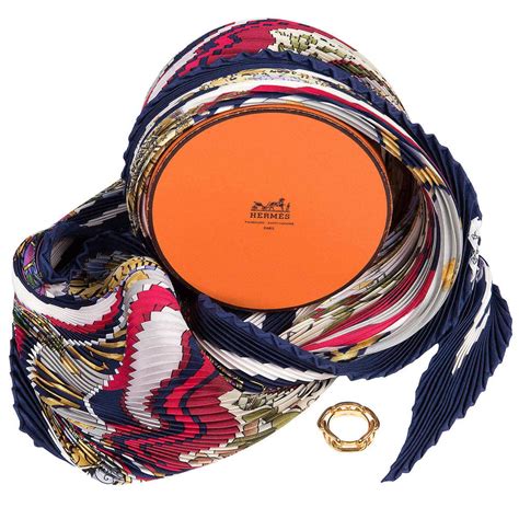 hermes scarf ring review|hermes pleated scarf.